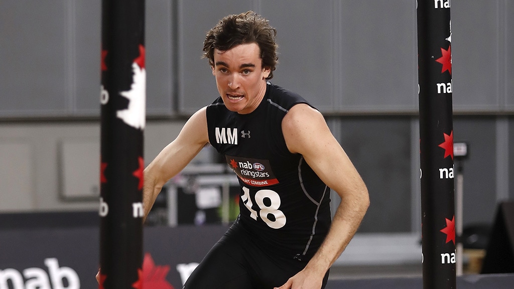 SamPhilpOct3.jpg Sam Philp won the speed test at the NAB AFL Draft Combine - AFL,Draft,Tag-Draft,Draft Combine